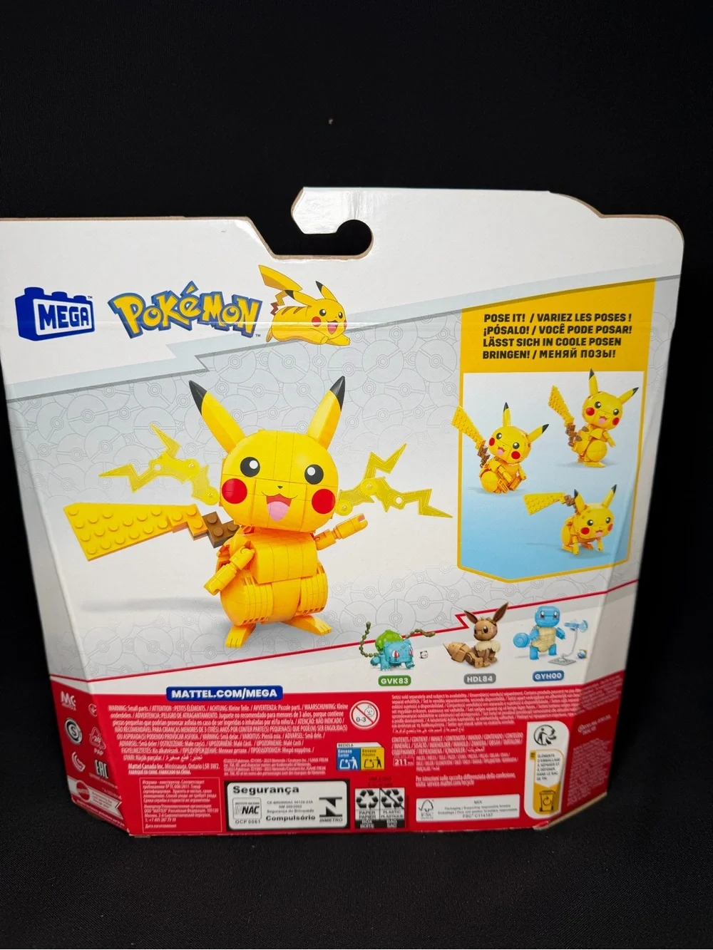 Mega Pokemon Build and Show Pikachu NEW Sealed 211 Pieces 2023 Block Set Toy